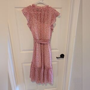 Ann Taylor Factory Pink Floral Dress